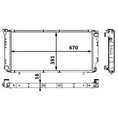 Mahle/Behr CR 541 000S Kühler motorkühlung CR541000S: Kaufen Sie zu einem guten Preis in Polen bei 2407.PL!