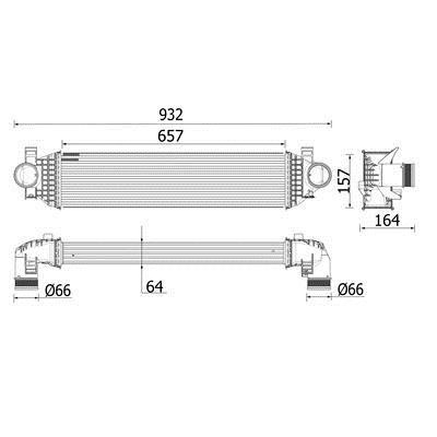 Mahle/Behr CI 549 000P Intercooler, charger CI549000P: Buy near me in Poland at 2407.PL - Good price!