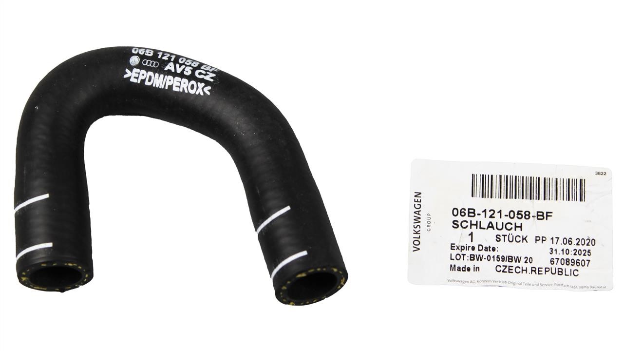 Coolant hose VAG 06B 121 058