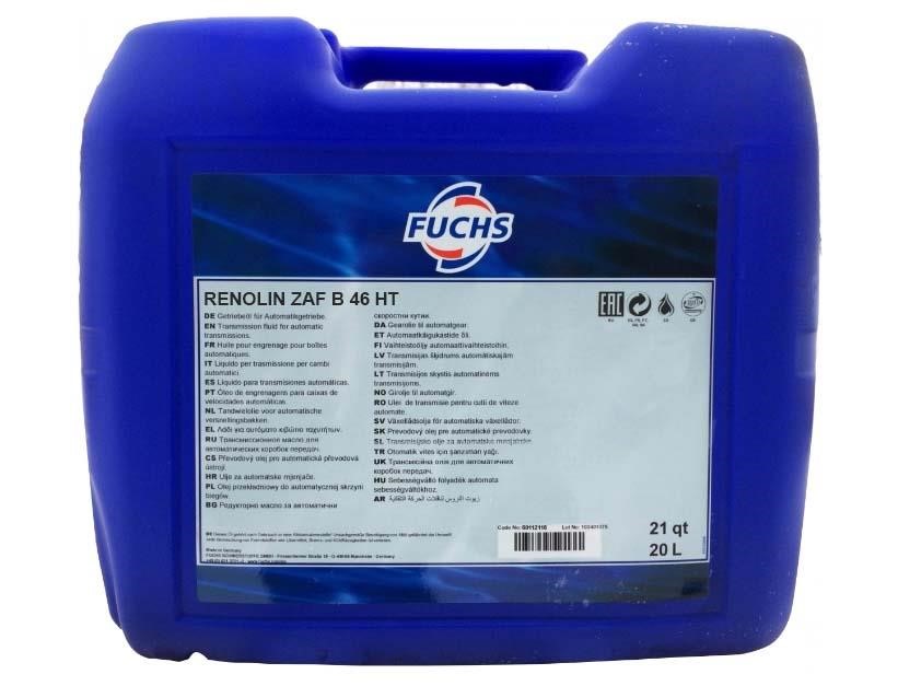 Fuchs 601121166 Fluid hydraulic Fuchs Renolin ZAF B 46 HT, 20l 601121166: Buy near me in Poland at 2407.PL - Good price!