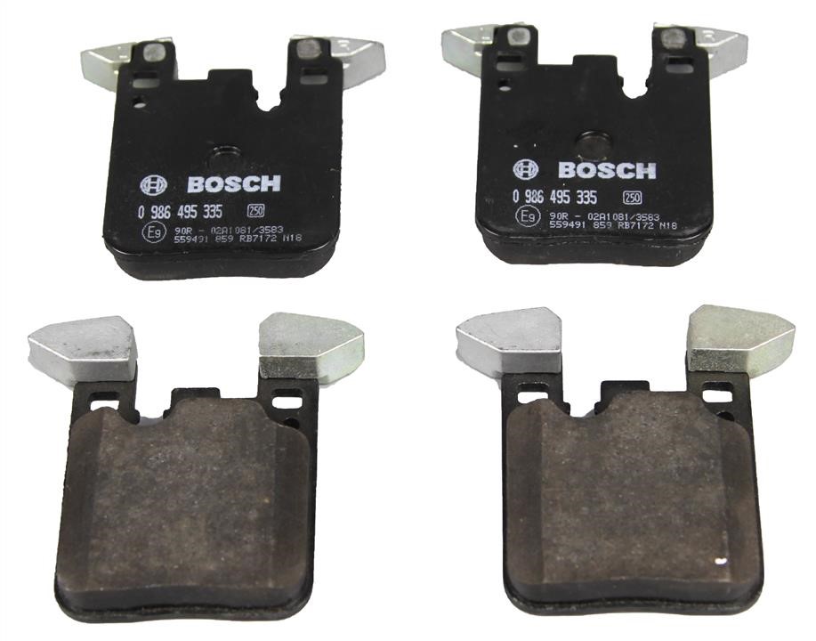 Bosch 0 986 495 335 Klocki hamulcowe, zestaw 0986495335: Dobra cena w Polsce na 2407.PL - Kup Teraz!