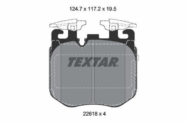 Textar 2261801 Brake Pad Set, disc brake 2261801: Buy near me in Poland at 2407.PL - Good price!