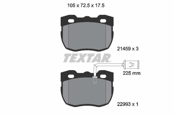 Textar 2145905 Brake Pad Set, disc brake 2145905: Buy near me in Poland at 2407.PL - Good price!