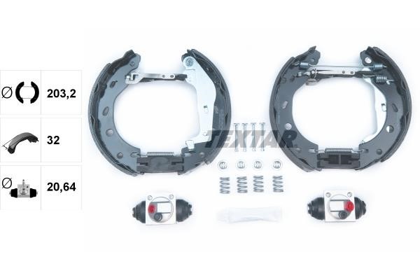 Textar 84057402 Brake shoes with cylinders, set 84057402: Buy near me in Poland at 2407.PL - Good price!