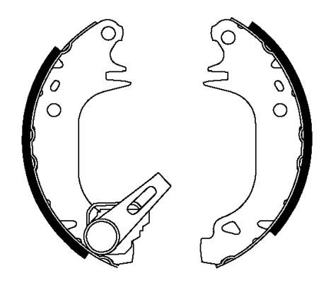 Textar 91038202 Brake shoe set 91038202: Buy near me in Poland at 2407.PL - Good price!