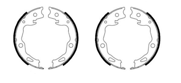 Textar 91086000 Parking brake shoes 91086000: Buy near me in Poland at 2407.PL - Good price!