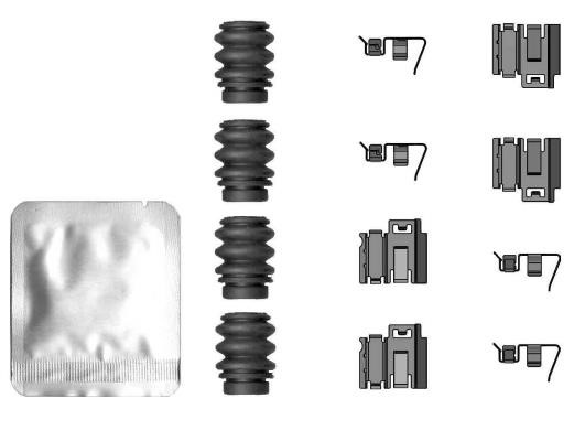 Textar 82554000 Mounting kit brake pads 82554000: Buy near me in Poland at 2407.PL - Good price!