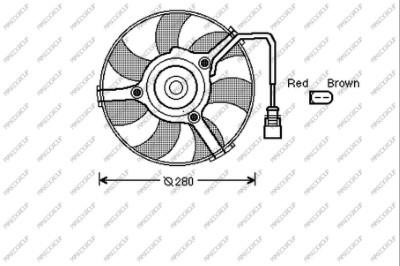 Prasco AD032F004 Hub, engine cooling fan wheel AD032F004: Buy near me in Poland at 2407.PL - Good price!