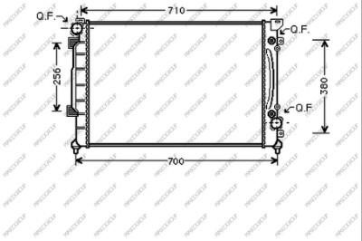 Prasco AD032R006 Радиатор охлаждения двигателя AD032R006: Отличная цена - Купить в Польше на 2407.PL!