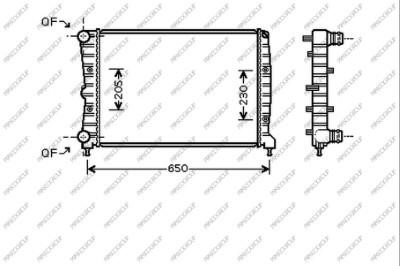 Prasco AA340R005 Радіатор охолодження двигуна AA340R005: Приваблива ціна - Купити у Польщі на 2407.PL!