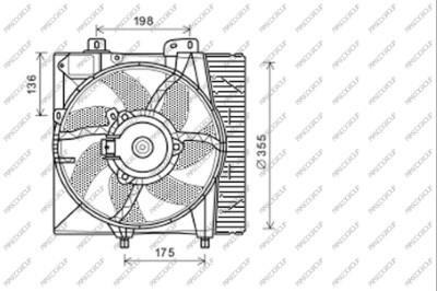 Prasco CI304F004 Hub, engine cooling fan wheel CI304F004: Buy near me at 2407.PL in Poland at an Affordable price!