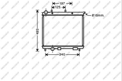 Prasco CI304R003 Radiator, engine cooling CI304R003: Buy near me in Poland at 2407.PL - Good price!