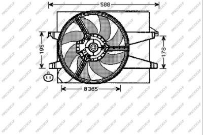 Prasco FD340F002 Вентилятор радіатора охолодження FD340F002: Купити у Польщі - Добра ціна на 2407.PL!