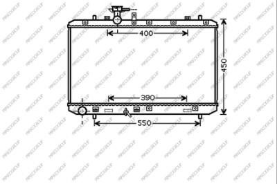 Prasco FT360R001 Radiator, engine cooling FT360R001: Buy near me in Poland at 2407.PL - Good price!