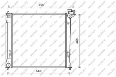 Prasco HN804R003 Radiator, engine cooling HN804R003: Buy near me in Poland at 2407.PL - Good price!