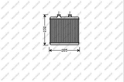 Prasco ME029H001 Heat exchanger, interior heating ME029H001: Buy near me in Poland at 2407.PL - Good price!