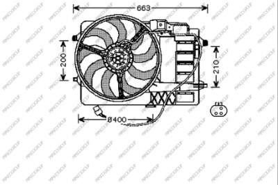 Prasco MN304F002 Hub, engine cooling fan wheel MN304F002: Buy near me in Poland at 2407.PL - Good price!