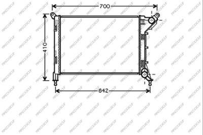 Prasco MN304R003 Radiator, engine cooling MN304R003: Buy near me in Poland at 2407.PL - Good price!