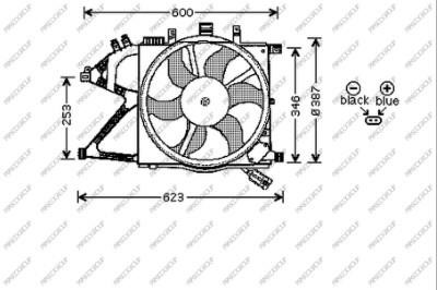 Prasco OP030F001 Hub, engine cooling fan wheel OP030F001: Buy near me in Poland at 2407.PL - Good price!