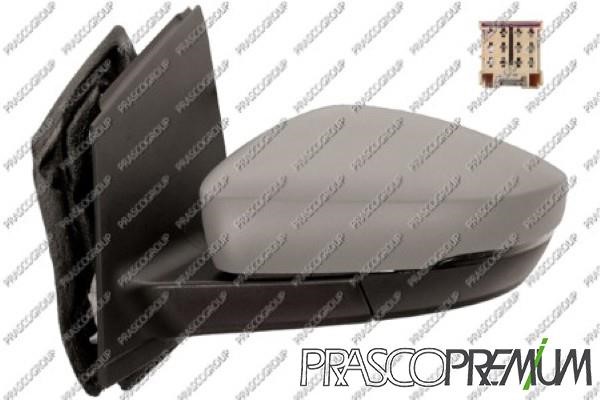 Prasco VG0237124P Зеркало наружное заднего вида левое VG0237124P: Отличная цена - Купить в Польше на 2407.PL!