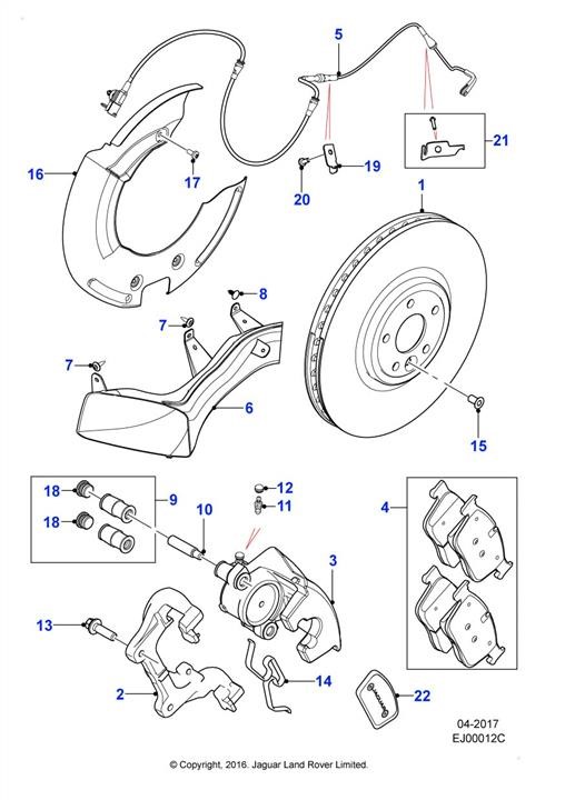 Jaguar T2H16147 Auto part T2H16147: Buy near me at 2407.PL in Poland at an Affordable price!