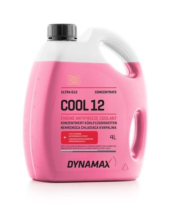 Dynamax 500144 Antifreeze Dynamax COOL 12 ULTRA G12+ red, concentrate -80, 4L 500144: Buy near me in Poland at 2407.PL - Good price!
