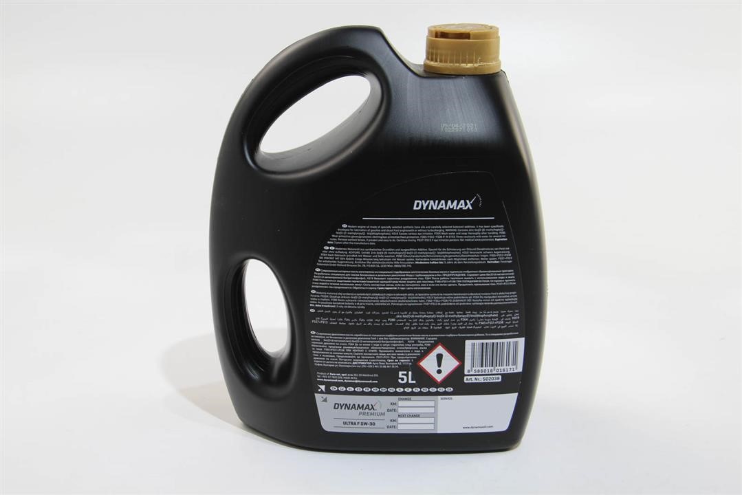 Olej silnikowy Dynamax Premium Ultra F 5W-30, 5L Dynamax 502038