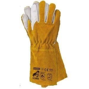 Profitool 0XREK102/11/K Yellowbee leather work gloves, 12 pairs 0XREK10211K: Buy near me at 2407.PL in Poland at an Affordable price!