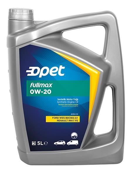 Opet 601777226 Engine oil Opet FullMax 0W-20, 5L 601777226: Buy near me in Poland at 2407.PL - Good price!