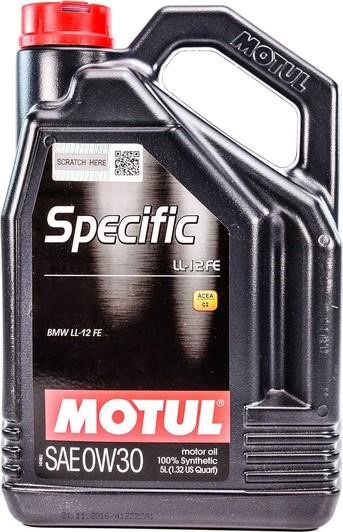 Motul 832606 Моторное масло Motul Specific LL-12 FE 0W-30, 5л 832606: Отличная цена - Купить в Польше на 2407.PL!
