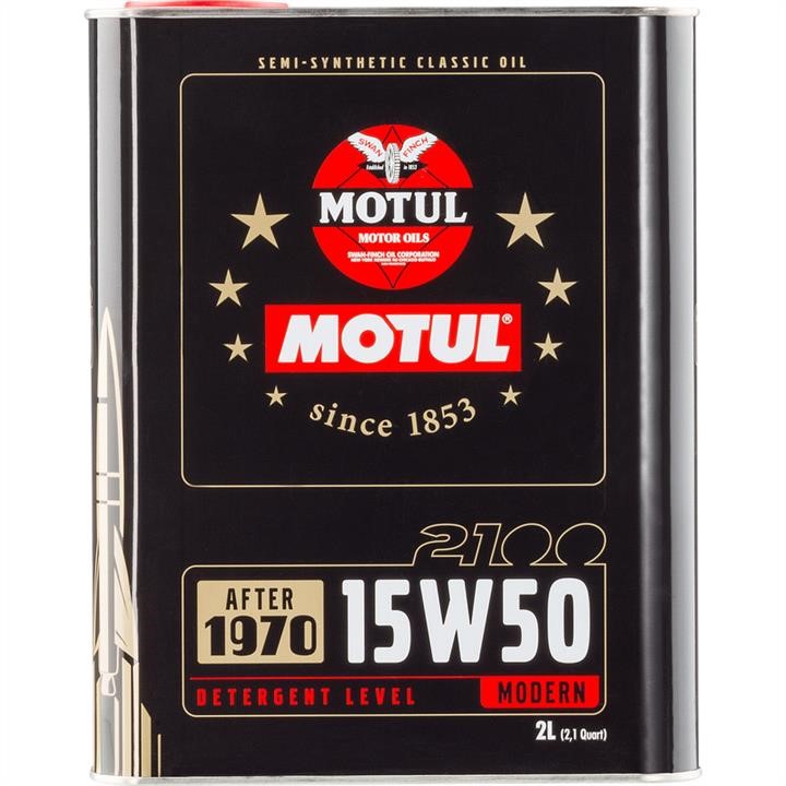 Motul 104512 Engine oil Motul Classic 2100 After 1970 15W-50, 2L 104512: Buy near me in Poland at 2407.PL - Good price!