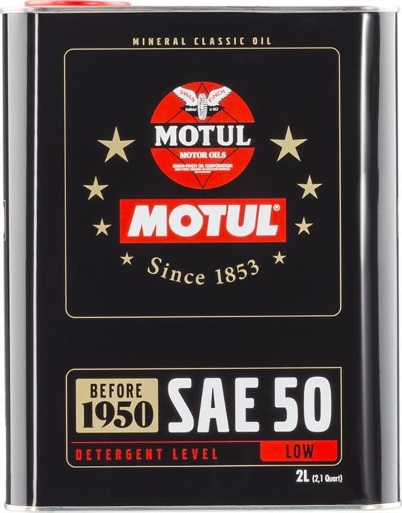 Motul 102739 Моторна олива Motul Classic Before 1950 50, 2л 102739: Приваблива ціна - Купити у Польщі на 2407.PL!