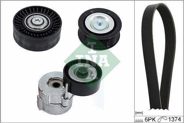 INA 529 0417 10 Drive belt kit 529041710: Buy near me at 2407.PL in Poland at an Affordable price!