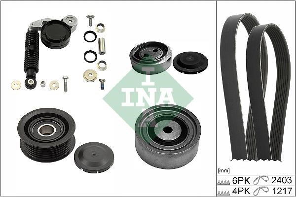 INA 529 0424 10 Drive belt kit 529042410: Buy near me in Poland at 2407.PL - Good price!