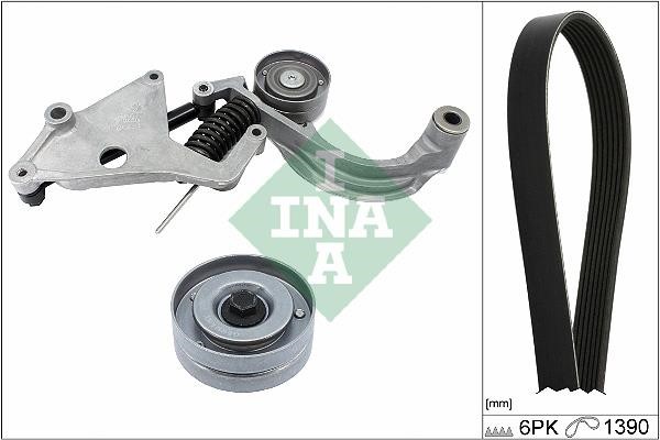 INA 529 0457 10 Drive belt kit 529045710: Buy near me at 2407.PL in Poland at an Affordable price!