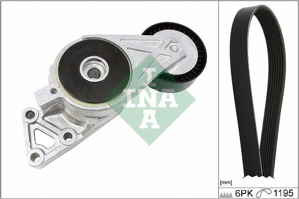 INA 529 0470 10 Drive belt kit 529047010: Buy near me at 2407.PL in Poland at an Affordable price!