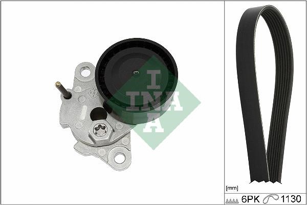 INA 529 0476 10 Drive belt kit 529047610: Buy near me in Poland at 2407.PL - Good price!