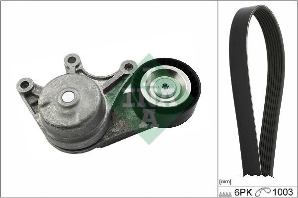 INA 529 0483 10 Drive belt kit 529048310: Buy near me at 2407.PL in Poland at an Affordable price!