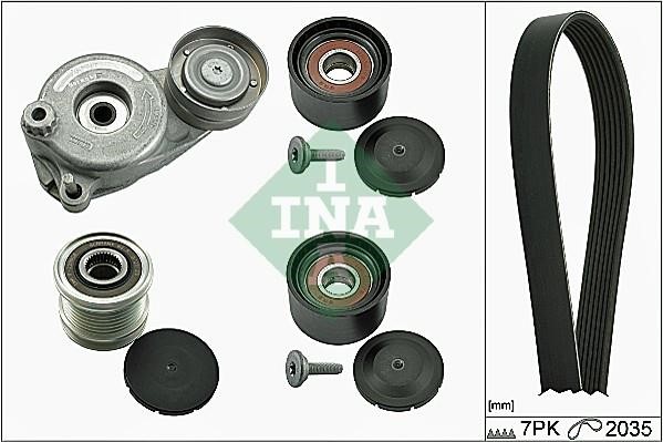 INA 529 0050 20 Drive belt kit 529005020: Buy near me in Poland at 2407.PL - Good price!