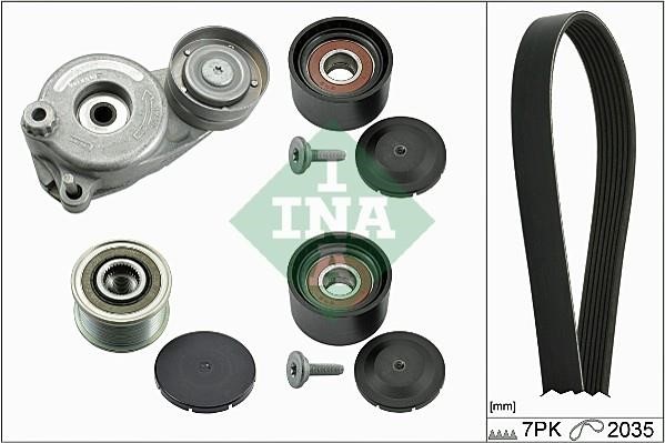INA 529 0050 21 Drive belt kit 529005021: Buy near me in Poland at 2407.PL - Good price!