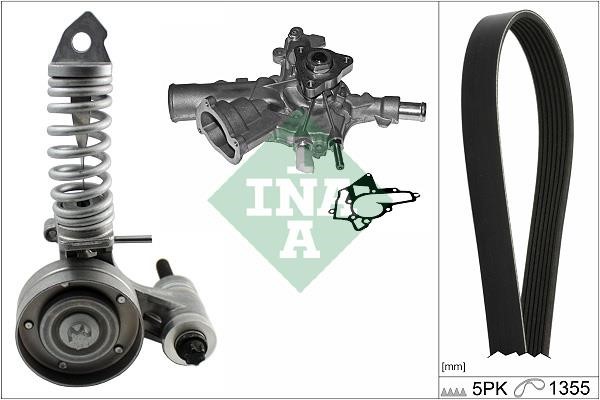 INA 529 0297 31 DRIVE BELT KIT, WITH WATER PUMP 529029731: Buy near me in Poland at 2407.PL - Good price!
