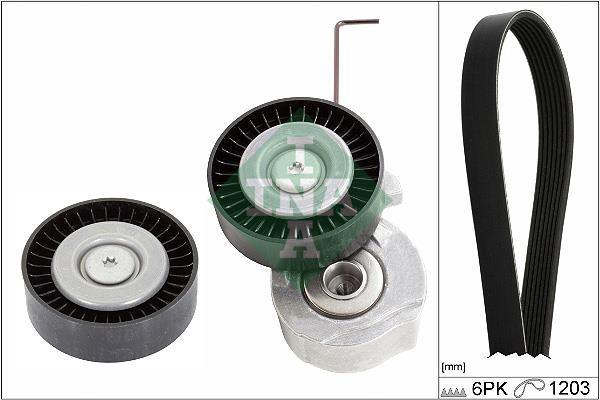 INA 529 0320 10 Drive belt kit 529032010: Buy near me at 2407.PL in Poland at an Affordable price!