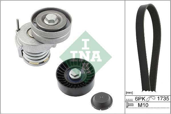 INA 529 0505 10 Drive belt kit 529050510: Buy near me in Poland at 2407.PL - Good price!