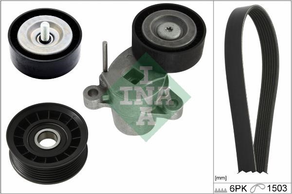 INA 529 0337 10 Drive belt kit 529033710: Buy near me at 2407.PL in Poland at an Affordable price!