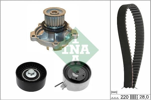 INA 530 0456 30 TIMING BELT KIT WITH WATER PUMP 530045630: Buy near me in Poland at 2407.PL - Good price!