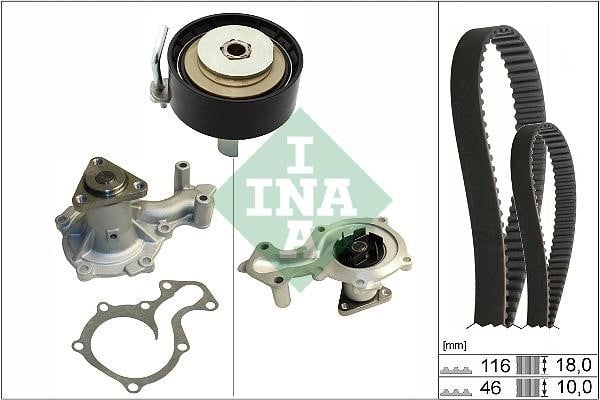 INA 530 0701 30 TIMING BELT KIT WITH WATER PUMP 530070130: Buy near me in Poland at 2407.PL - Good price!