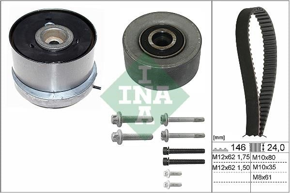 INA 530 0724 10 Timing Belt Kit 530072410: Buy near me in Poland at 2407.PL - Good price!