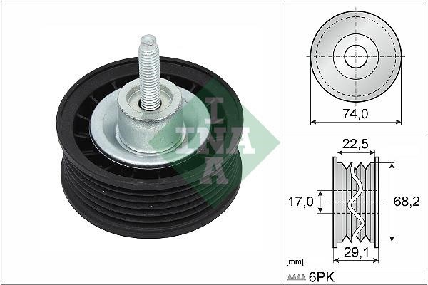 INA 532 0546 10 Idler Pulley 532054610: Buy near me in Poland at 2407.PL - Good price!