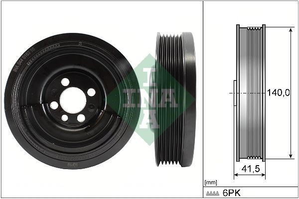 INA 544 0163 10 Pulley crankshaft 544016310: Buy near me in Poland at 2407.PL - Good price!