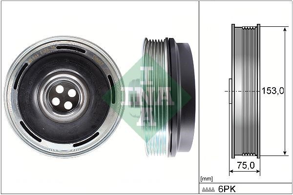 INA 544 0169 10 Pulley crankshaft 544016910: Buy near me in Poland at 2407.PL - Good price!